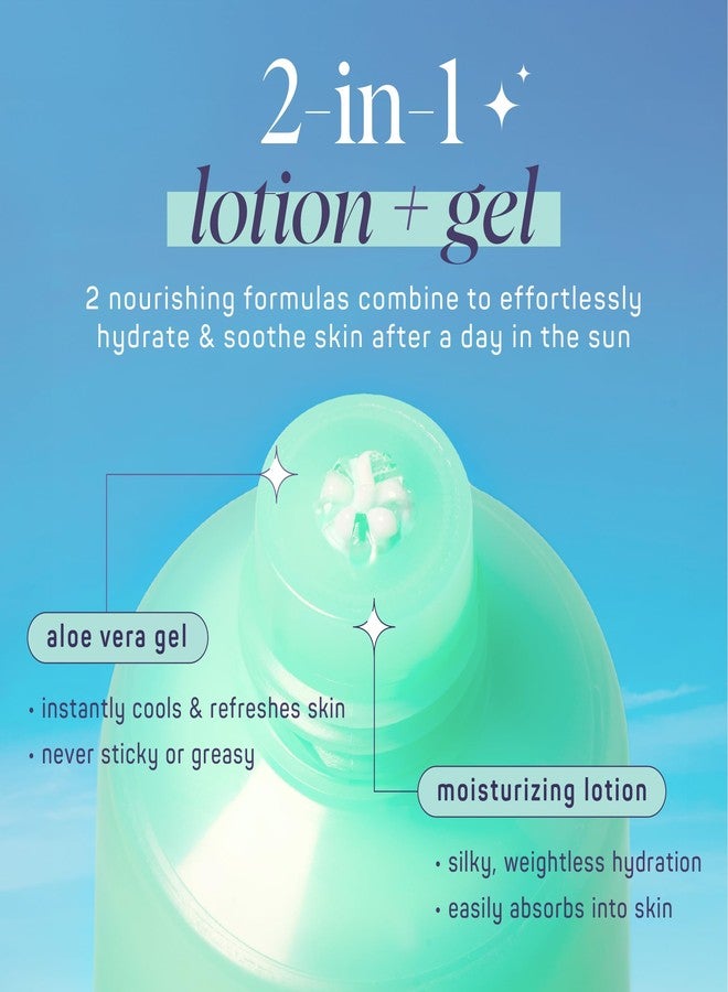 SpaLife After-Sun-Gel Lotion and Moisturizer for Sunburn Refelief - Two in One Formula, Infused with Aloe, Coconut Oil and Hyaluronic Acid - 2 Pack - Image 4